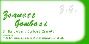 zsanett gombosi business card